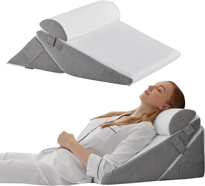 Bedluxe Wedge Pillow Headboard, 3PCS